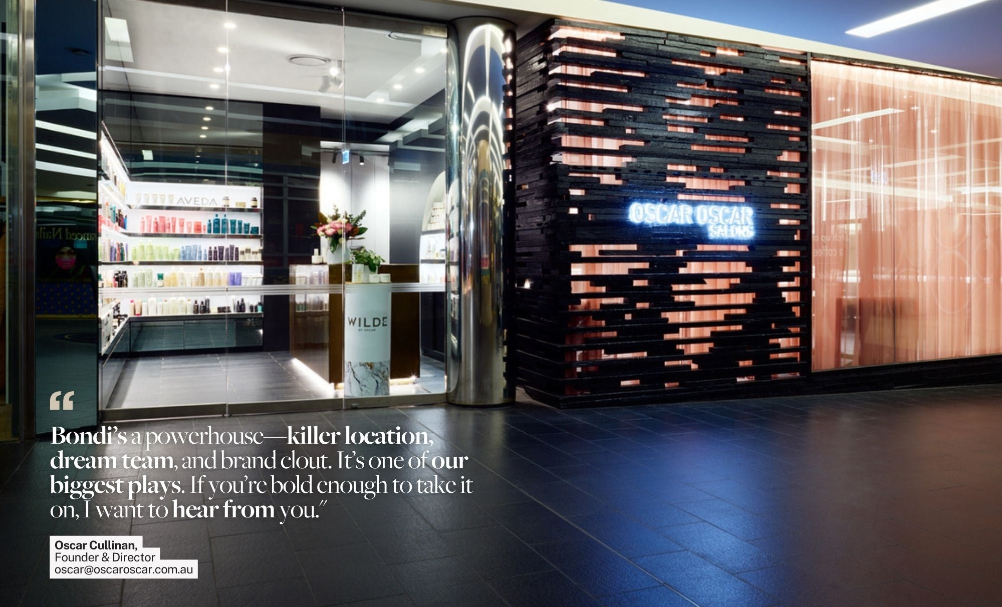 An Opportunity of a Lifetime - Bondi - Oscar Oscar Salons